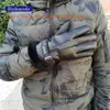 Rękawiczki z owczej skóry męskie grube zimowe ciepłe duże rozmiary na zewnątrz wiatroodporne zimne szwy ręczne szyte skórzane rękawiczki 211224