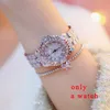 Armbandsur 2022 Top Crystal Fashion Roman Style Quartz Ladies Wrist Watches Bling Diamond Sliver Women Wristwatch