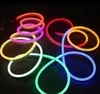 220V Newly LED Toys strip lights waterproof IP65 flexible SMD2835 120 leds both side glowing high bright 8 colors neon light wholesale 50m+