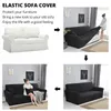 High Grade Elastic Sofa Cover Stretch Furniture Covers Elastic Sofa Slipcover for Living Room Couch Case Covers 1/2/3/4 Place 201221