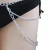 Sexy Belly Waist Chain Belt Thigh Jewelry for Women Side Pant Chain Fashion Hip Jewelry