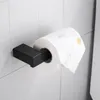 Badezubehör Set schwarzer Edelstahl Wandtuch Handtuch Papierbügel Seifenschale Badezimmer Dusche WC Pinselhalter Hardware Accessori