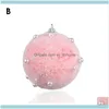 Dekorationshändelse festliga leveranser Gardenchristmas Foam Ball Craft Christmas Pendants Ornament Kids Gift Diy Xmas Tree Ornament Party Deco