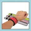 Event Festive Supplies Home & Gardennylon Led Sports Slap Wrist Strap Band Wristband Light Flash Bracelet Glowing Armband Und Sale Party Dec