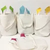 Sublimation Rabbit Ears Basket Party Linen Easter Bunny Bucket Candy Gift Storage Bag With Handle