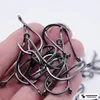50pcs lots octopus hooks high carbon chemical sharpen barbed single hook whole supplier fishhooks for carp fishing4337000