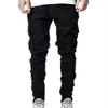 Fashion Skinny Jeans Men Casual Pocket Pencil Pants Clothing Jogger Denim Ropa Hombre 210723