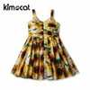 キモカット夏の子供服プリンセス子供のドレス因果2-10 y女の子ドレスvestidoローブille Baby Girl Dress Q0716