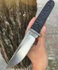 Top quality Survival Straight Knife DC53 Satin Tanto Point Blade Full Tang G10 Handle Fixed Blade Tactical Knives With K Sheath