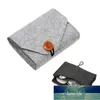 Storage Bags Multifunction Travel Storage Key Coin Package Mini Felt Pouch Earphone TF Card Power Bank Data Cable Home Organizer