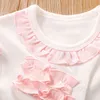 Floral Neugeborenen Baby Mädchen Strampler Baumwolle Neue Geboren Kleinkind Kleinkind Kleine Mädchen Kostüm Onesie Overall Kleidung Bebe Pyjama Insgesamt G1218