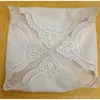 Set of 12 Fashion Cotton Handkerchiefs 12-inch Wedding Handkerchief Sweeet Heart Hankie Vintage Lace Hanky for bride/Ladies