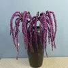 Dekorative Blumen Kränze Flone 8 Ast Pflanzen Fruchtgrün Amaranthus Künstlicher Blütenstamm mit Efeublätter Hochzeitsheim DIY 3118693