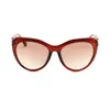Luxe zonnebrillen voor dames Big Frame Eyewear Uv Protection Retro Designer Bril met doos en verpakking