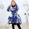 Rus Kış Ceketler Çocuklar Aşağı Kız Sıcak Parka Çocuk Uzun Kız Giysileri 10 12 Yıl 211224