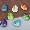 Émail coloré fait à la main grande goutte en vrac perle cloisonné filigrane cuivre accessoires bijoux à bricoler soi-même faisant chandail chaîne Long collier pendentifs