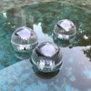 Accessoires de piscine 1 pièces LED boule Disco natation étanche énergie solaire Multi couleur changeante lampe à dérive d'eau lumière flottante Underw8643454