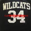 Cosido Len Bias # 34 Wildcats Maryland Basketbal Jersey Bordado Tamaño XS-6XL Personalizado Cualquier nombre Número Camisetas de baloncesto