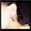 ジュエリーパーソンのハサミイヤリングFshears Clippers Earring Studファッションジュエリー