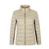 Matte Woman Ultra Light Duck Down Jacket Stand Collar Warm Outwear Abrigos suaves 211130