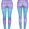 Vrouwen Fitness Sexy Gym Yoga Broek Hoge Taille Push Up mesh Legging Ademend Sport Vrouwelijke Strakke Leggings Naadloze 72