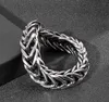 Style Masculin 17MM Large Gourmette Bracelet En Acier Inoxydable Couleur Argent pour Hommes 8.66 pouces 121g poids