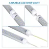 Tubes lumineux LED T8 intégrés de 8 pieds, 120W, double face, 576LED, 13000 Lumens, AC 110-240V