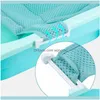 Badrum Aessory Bath Home Gardeth Mats 1pc Baby Tub Seat Mat Född vikbar icke-halk Net duschkudd Säkerhetskudde Tub1 Drop Leverans 202