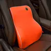 Business Car Cushion Backrest Neck Pillow Lumbar Cushion Pillow Memory Foam Fashionable and Comfortable Car Accessories F8074 210420