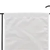 Puste sublimacja ogród 100 puste puste białe flagi sztandarowe podwójne boki drukowanie przenoszenia ciepła Baner ogrodowy 35 cm 9835859