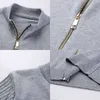BROWON Cardigan Autumn Winter Knitted for Men Sweater Slim Fit Sweaters Coat Pure Color Jacket 210909