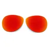Sonnenbrille HKUCO Polarisierte Ersatzlinsen für Rückmeldungen rot / schwarz 2 Paare