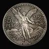Viatage 18211921 Мексика 50 Peso Coin Goldsilver 37373 мм художественные ремесла Творческие сувенирные монеты Mexicanos Fifty Peso9932092