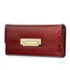 Women's Wallets Brand Design High Quality Leather Wallet Luxury Pattern Female Clutch Long Coin Card Holder Purses