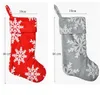 Kerstdecoratie Feestelijke pluche sneeuwvlok Sokken Xmas Tree Hanger Home Hotel ShoppingMall ZC702