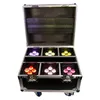 6In1 Laddning Flight Case-4x18W Batteridriven LED Uplight Disco Par Projector för DJ-belysning