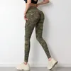 Yoga Outfit Camouflage Pants Women Fitness Leggings Workout Sports With Pocket Sexy Push Up Gym Wear Elastic Slim MITAOGIRL