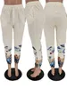 Trendy Chic Cartoon Stampato Stack Pantaloni sportivi Pantaloni a vita alta Pantaloni da jogging Donna K-Pop Style Pantaloni Harem casual all'ingrosso 210525