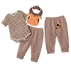 Baby Bodysuit Bibs Pants Cotton Newborn PP Pant Baby Boy Clothes bebe clothing summer jumpsuits 3Pieces Outfits 21041333265937167199