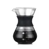 Многоразовый стекло Ручной производитель из нержавеющей стали фильтр прочный кофе капельницы кофемассы 200/400мл 210330