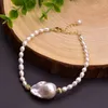 Charm Armband Pure Natural Barock Freshwater Pearl Kvinna Bröllopsfestgåva Till hand Noble Women Luxury Smycken Tillbehör Handgjorda