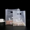 2021 Nieuwe Kwaliteit Dank u Plastic Gift Bag Brood Opslag Winkelen Pakket met Handvat Party Bruiloft Candy Cake Wikkeltassen