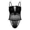 Reggiseni Set Sexy Body in pizzo Donna One Piece Lingerie Fasciatura Mesh Babydoll Intimo Catsuit Bodystocking N3