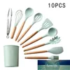 Silicone Kitchenware Cooking Utensils Heat Resistant Kitchen Non-Stick Cooking Utensils Kitchen Baking Tools with Storage Box