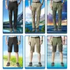 Primavera verão homens calças moda rápido secagem ao ar livre esporte calças destacáveis ​​homens calças casuais caminhadas escalada calças de carga H1223