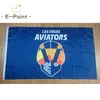 Milb Las Vegas Aviators Bandera 3 * 5 pies (90 cm * 150 cm) Poliéster Banner Decoración Flying Home Garden Festive Regalos