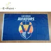 MiLB Las Vegas Aviators Drapeau 3 * 5ft (90cm * 150cm) Polyester Bannière décoration volant maison jardin Cadeaux de fête