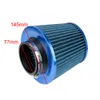 76mm 3 inch hoge stroominlaatfilter sport power mesh conus koude lucht inductiekit universele auto-onderdelen