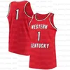 Personnalisé Western Kentucky Hilltoppers College Basketball Jerseys Hollingsworth Charles Bassey Carson Williams Savage Anderson Camron