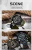 2021 Smael İzle 1802 Moda Askeri Yeşil Büyük Saatler Erkekler Spor Saatler Çift Ekran Kuvars Saatı Relogio Masculino G1022